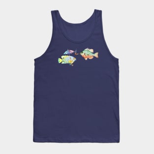 Angel Fish with Umbrella Tank Top